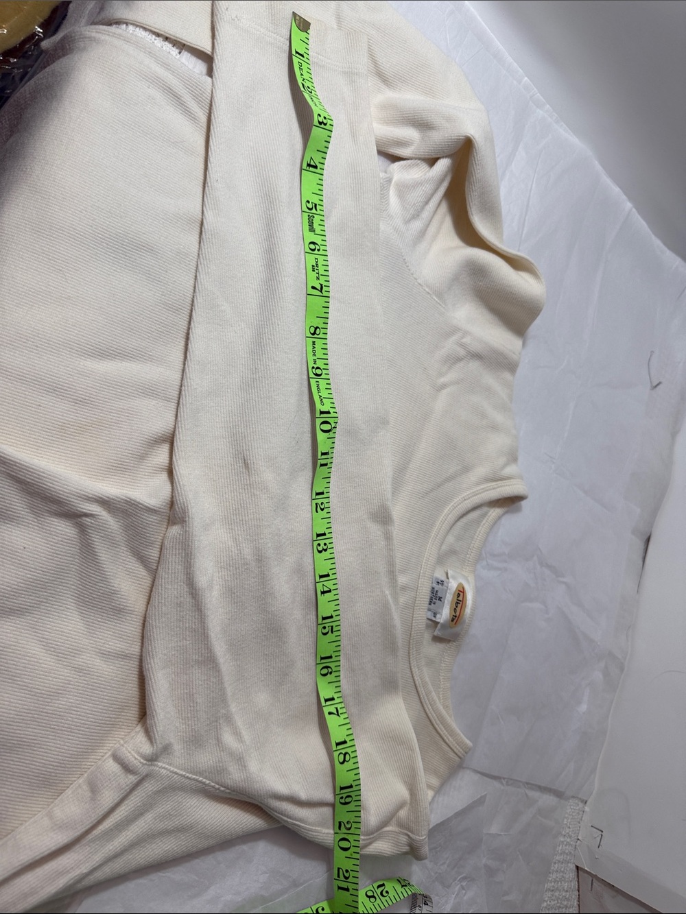 Talbots cream colored top - Picture 7 of 9